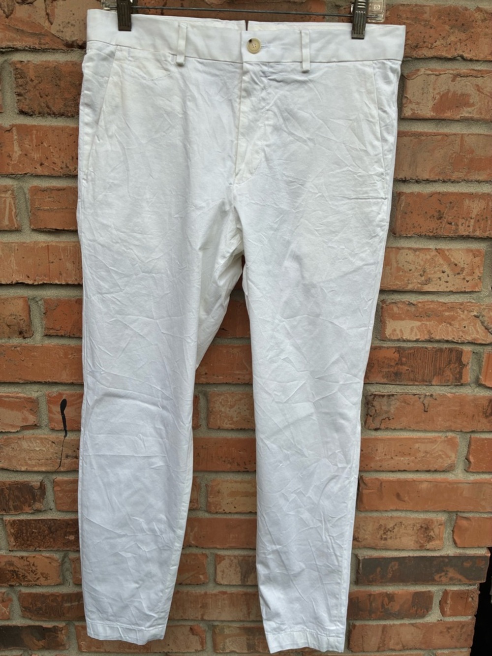 Hugo Boss White Chino Pants - Slim Fit